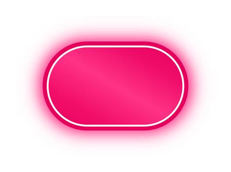 neon pink rounded rectangle banner neon rounded rectangle  png
