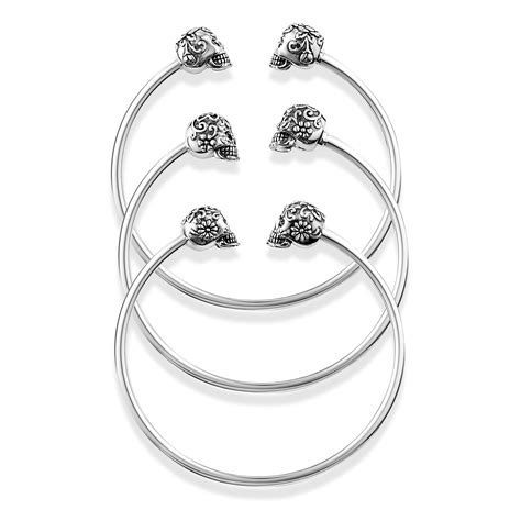 Precious Sugar Skull Cali Couture Bangle Bracelet – Cristy Cali