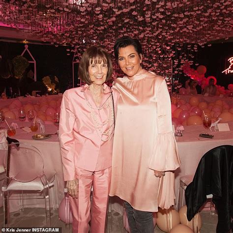 Kris Jenner, 66, wishes her mother Mary Jo Campbell a happy 88th ...