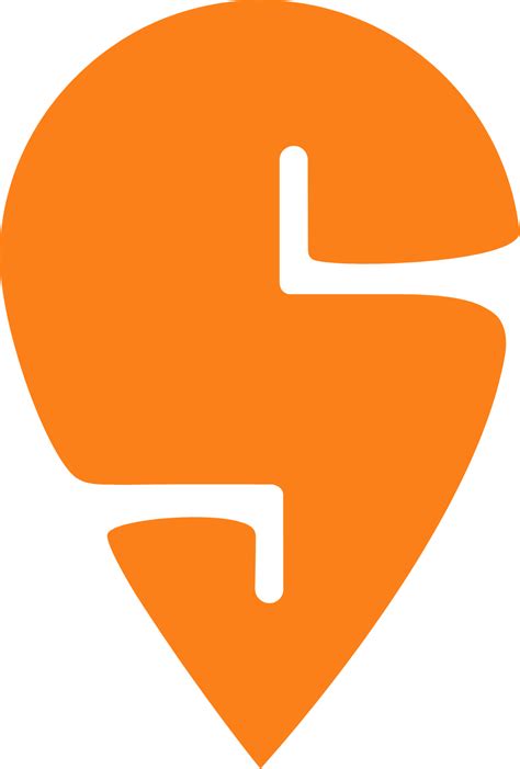 Swiggy logo in transparent PNG and vectorized SVG formats