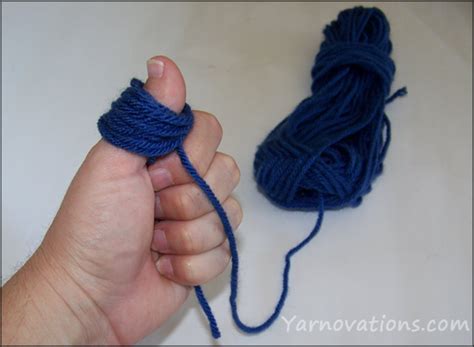 how to make a ball of yarn