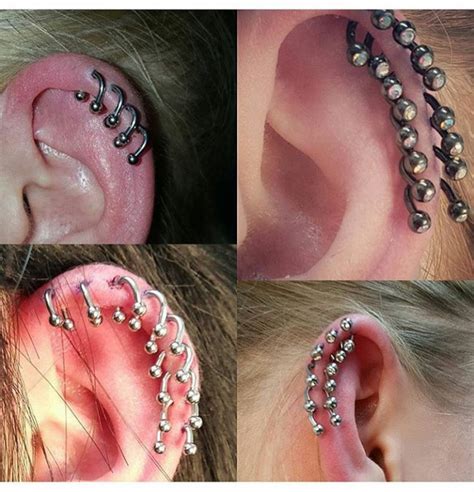 Helix Piercing [50 Ideas]: Pain Level, Healing Time, Cost, Experience ...