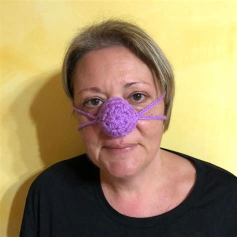 purple nose warmer knitted nose warmer outdoor nose hat cold nose