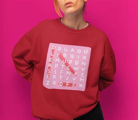 fuck  word search gildan unisex sweatshirt etsy