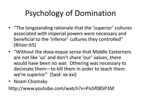 governance domination definitions examples powerpoint