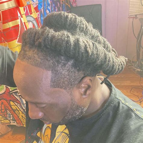 Boosie Fade Haircut With Dreads
