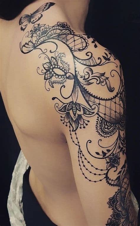 103 Best Lace Tattoos [2024 Inspiration Guide]