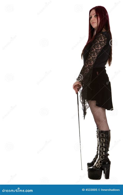 dominatrix royalty  stock photo image