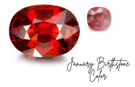 January Birthstone Color - Garnet Gemstone For A New Year's Start