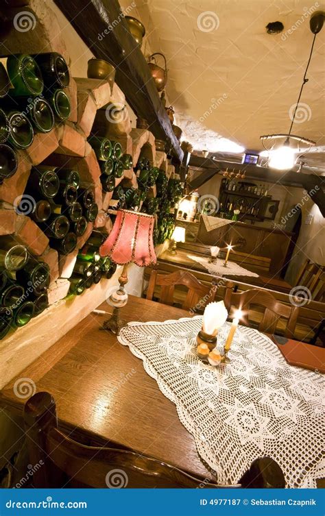 Winery restaurant stock image. Image of lamp, wine, classic - 4977187