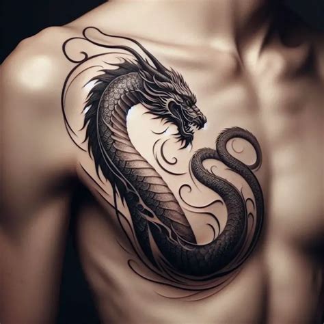 30 Enchanting Dragon Tattoo Ideas & Their Deep Meanings 🐉: A Guide to ...