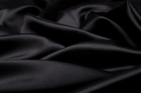 Premium Photo | Black silk material texture