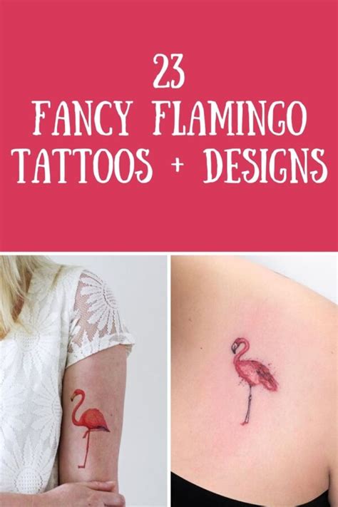 23 Fancy Flamingo Tattoo Ideas For Women - Tattoo Glee