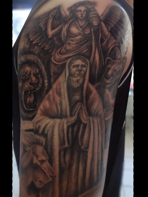 Tattoos by Jedi: Daniel in the Lions den progress