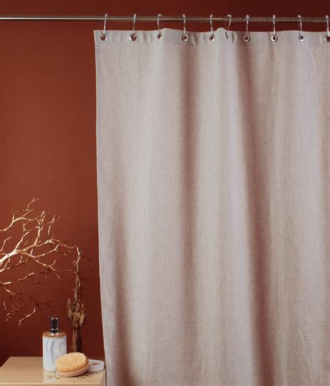 Luxury Linen Shower Curtains - Custom Sizes & Colors