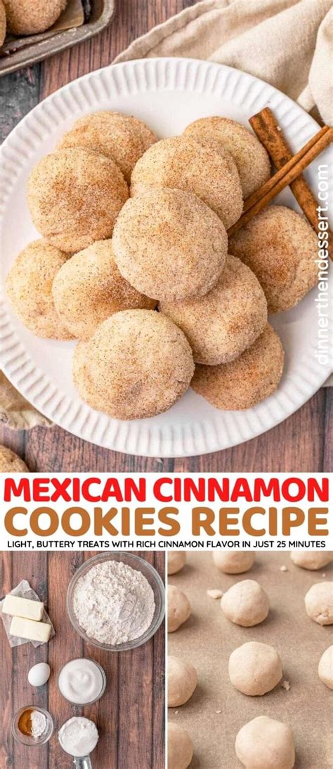 Mexican Cinnamon Cookies Recipe - Dinner, then Dessert