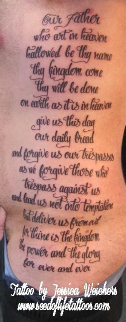 rib cage prayer tattoos