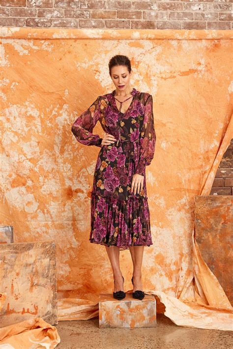 Rose Dress Forest FINAL SALE — KAMARE
