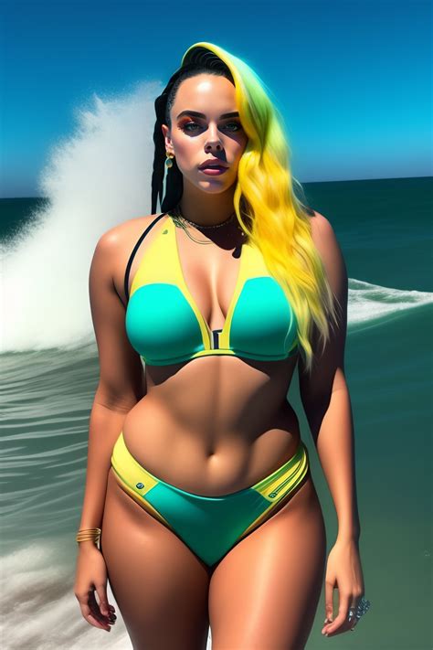 Lexica - Billie eilish bikini