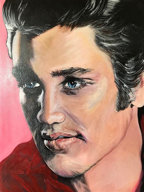 Elvis Presley Original Oil Painting - North Art