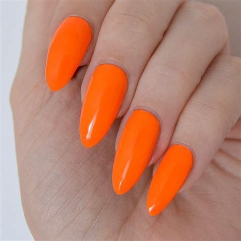 Essie Neon 2017 Review With Swatches // Talonted Lex | Orange acrylic ...