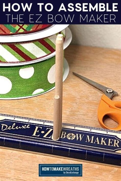 assemble  ez bow maker    wreaths wreath making