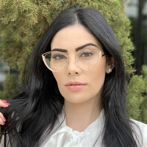 Óculos de Grau Gatinho Nude Lori - Safine