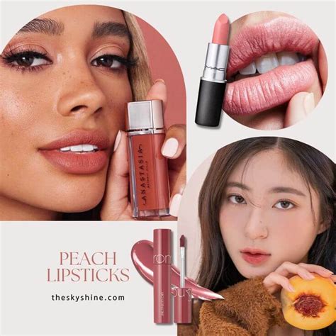 top  peach lipsticks  spring  winter theskyshinecom