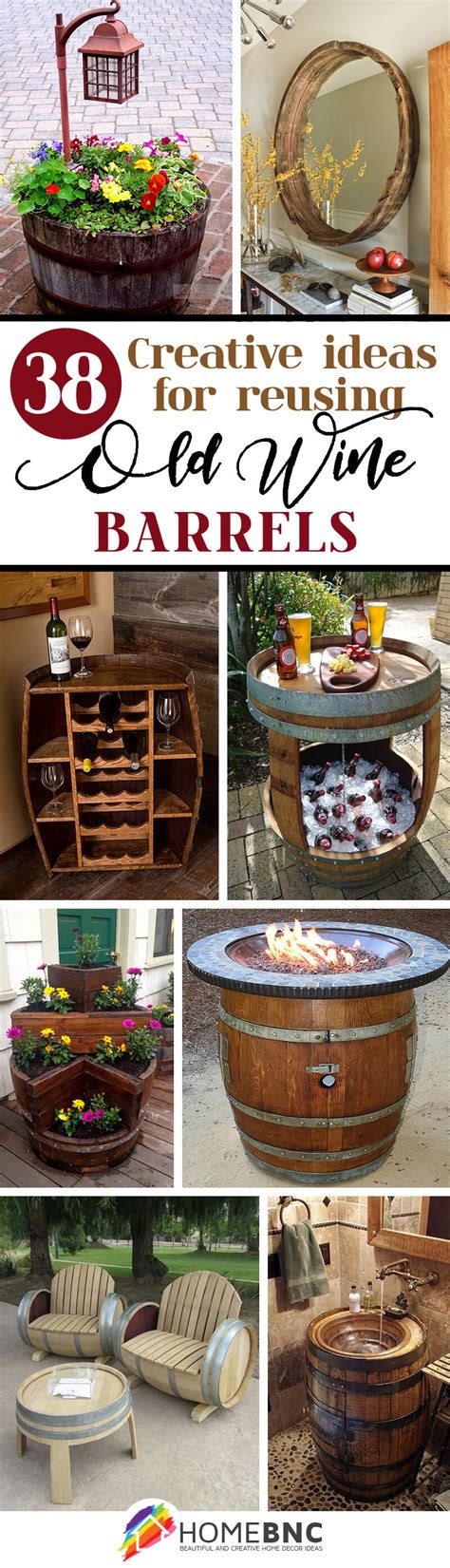 38 Best Reusing Old Wine Barrel Ideas and Designs for 2021