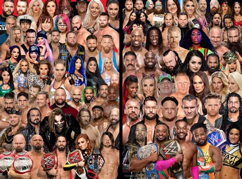 Wwe Raw And Smackdown Roster 2021 / 2020 Wwe Draft Raw And Smackdown Rosters Following Monday ...