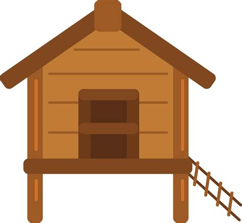 Chicken Coop clipart vector 7516019 Vector Art at Vecteezy