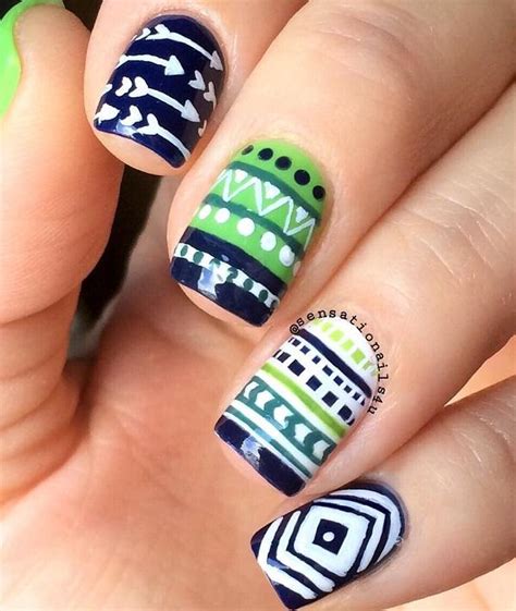 55 STRIPES NAIL ART IDEAS - PLGLogist