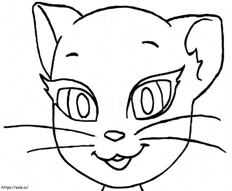 Sprechendes Angela-Gesicht ausmalbilder