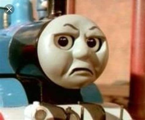 Thomas The Tank Engine, Thomas The Train, Mad Face Meme, Training Meme ...