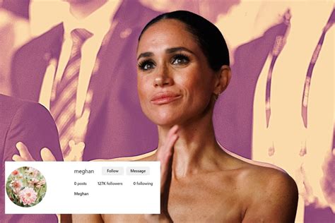 What happened to Meghan Markles Instagram?