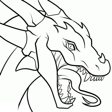 1024x1024 Simple Dragon Drawing Drawings Of Dragons Heads Clipart Best ...