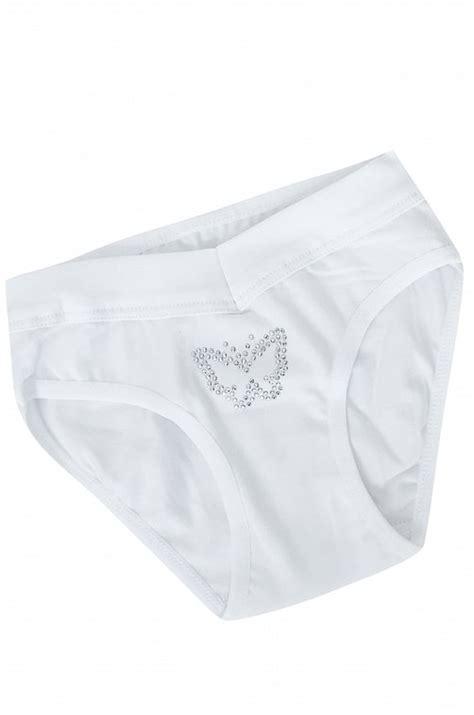 Трусы для девочки OTS 6635599 белый купить оптом в HappyWear.ru