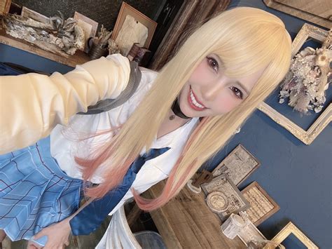 Japanese pornstar Yui Hatano Cosplays as Marin Kitagawa : thumbnailmaterial