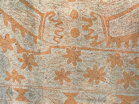 Melanie Yazzie - In The Mist, woodcut print, Navajo female figure