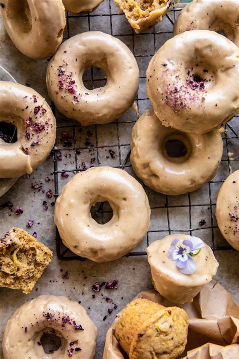 Zucchini Doughnuts with Cinnamon Maple Glaze. - Half Baked Harvest