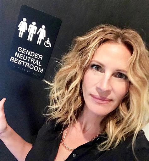 Julia Roberts Wishes Every Bathroom Were Gender Neutral in Sweet Post