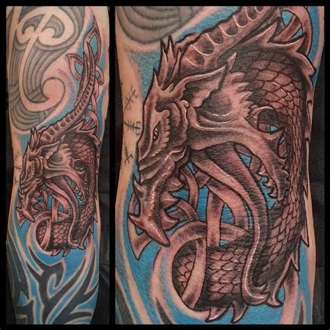 Norse Dragon Tattoos