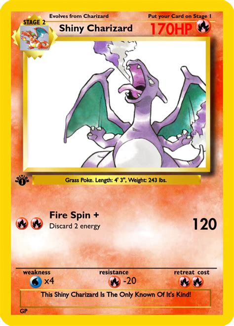 Shiny Charizard - PokeCardMaker