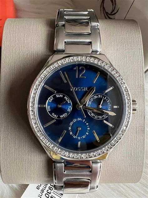 Fossil Women’s Eevie Multifunction Silver Stainless Steel Watch – Club