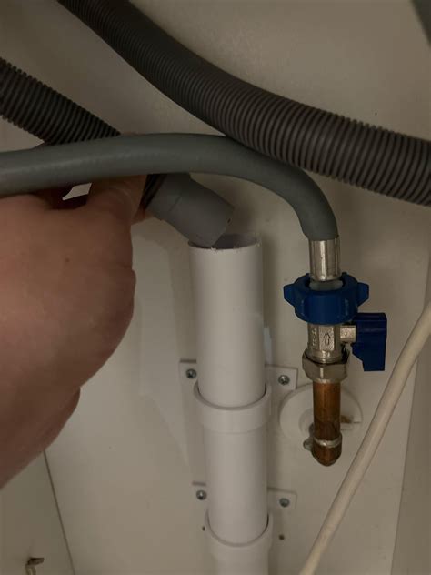 Advice on connecting washing machine waste pipe : r/DIYUK