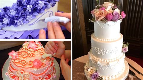 TOP 5 WEDDING CAKE TUTORIALS | CAKE DECORATING COMPILATION - YouTube