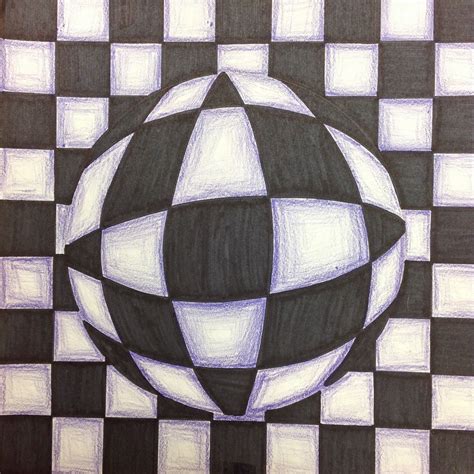 Illusion Art Drawing at PaintingValley.com | Explore collection of ...
