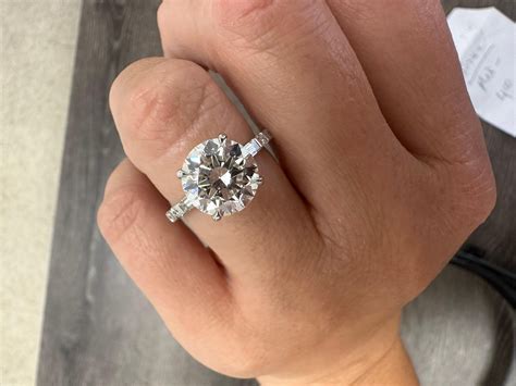 ct moissanite diamond ring kt white gold engagement ring  sale
