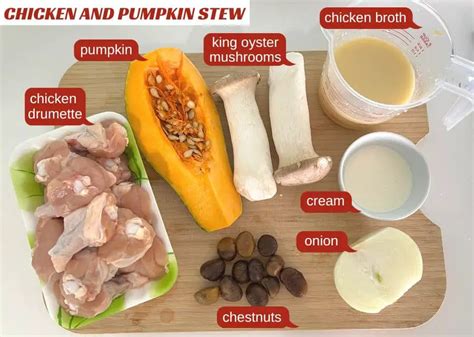 Chicken With Creamy Pumpkin Stew - trychinesegoodies.com