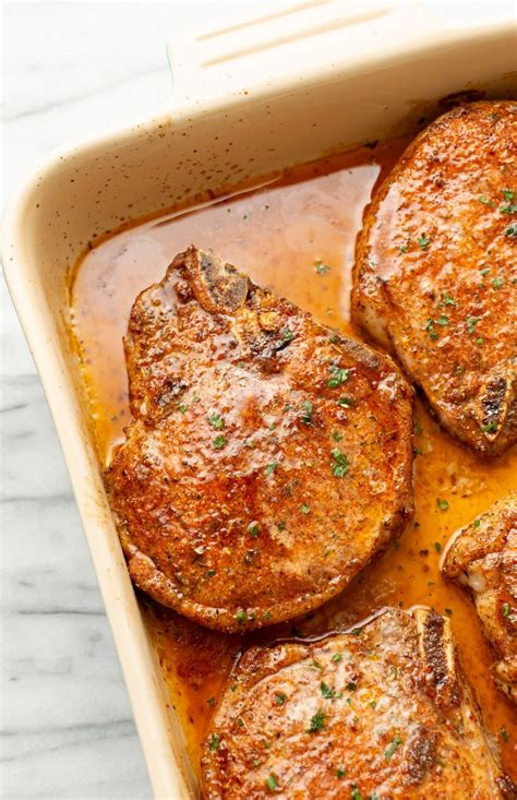 Baked Pork Chops • Salt & Lavender